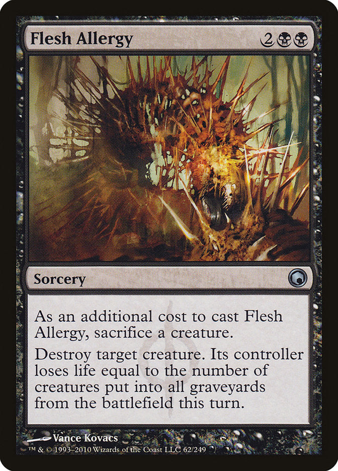 Flesh Allergy [Scars of Mirrodin] Magic: The Gathering