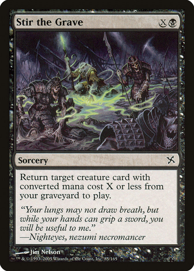 Stir the Grave [Betrayers of Kamigawa] Magic: The Gathering