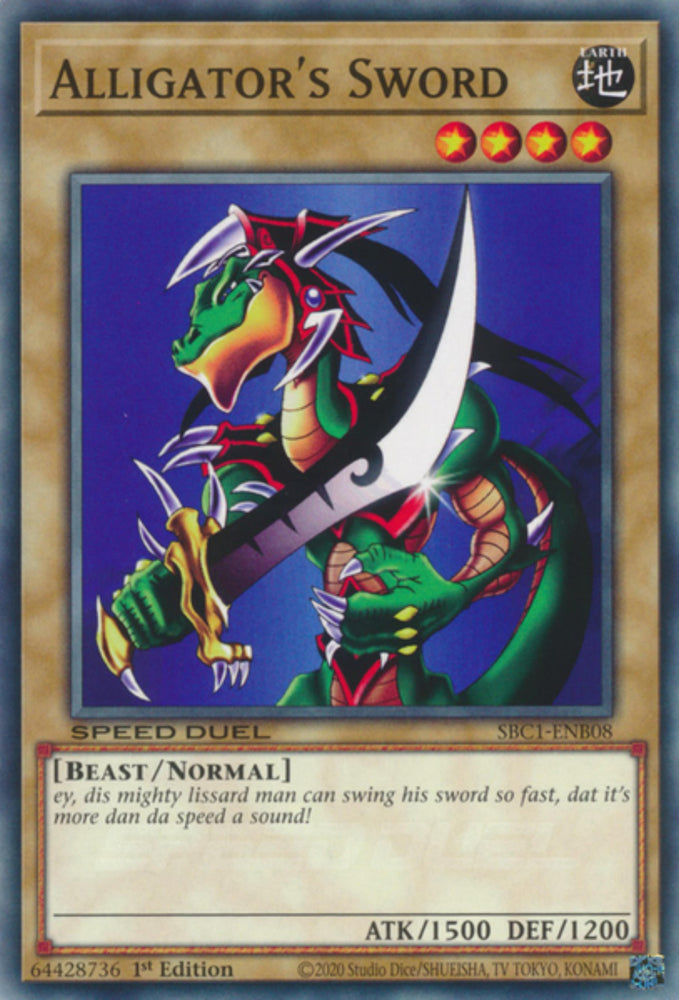 The Dragon Hunting Swordsman [SBC1-ENS09] Common Yu-Gi-Oh!