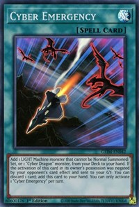Cyber Emergency [GEIM-EN042] Super Rare Yu-Gi-Oh!