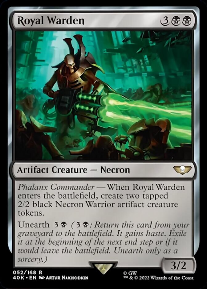 Royal Warden [Warhammer 40,000] Magic: The Gathering