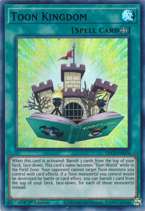 Toon Kingdom (Blue) [DLCS-EN074] Ultra Rare Yu-Gi-Oh!