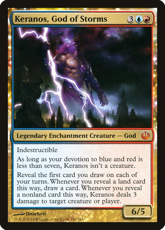 Keranos, God of Storms [Journey into Nyx] Magic: The Gathering