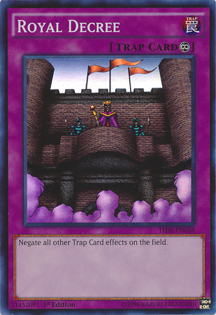 Royal Decree [THSF-EN058] Super Rare Yu-Gi-Oh!