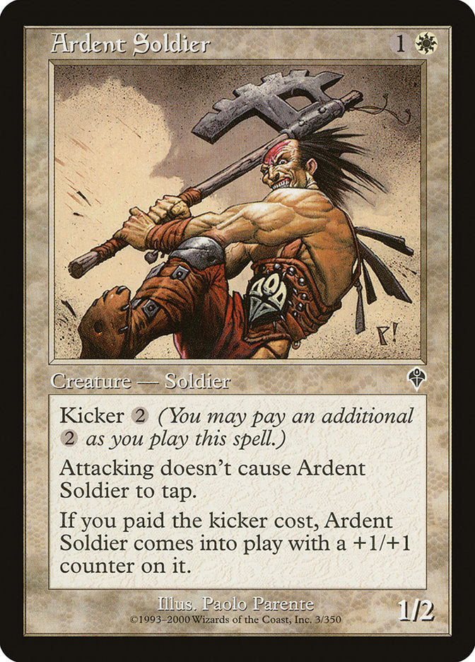 Ardent Soldier [Invasion] Magic: The Gathering