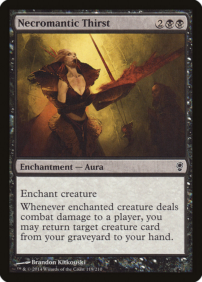 Necromantic Thirst [Conspiracy] Magic: The Gathering