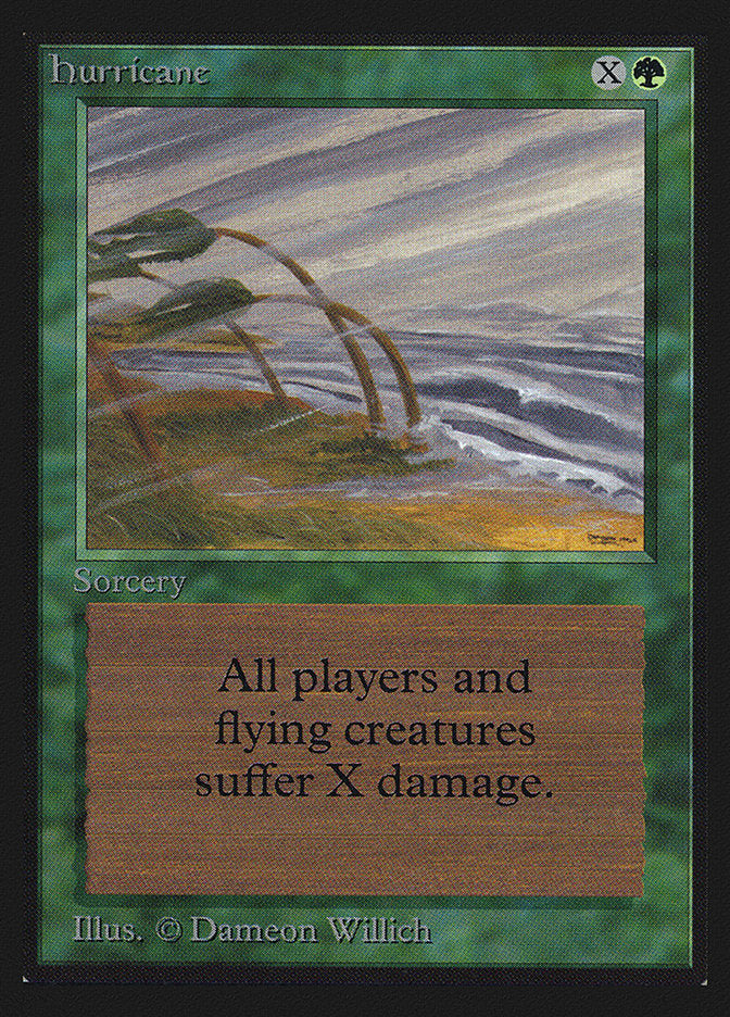 Hurricane [International Collectors' Edition] Magic: The Gathering