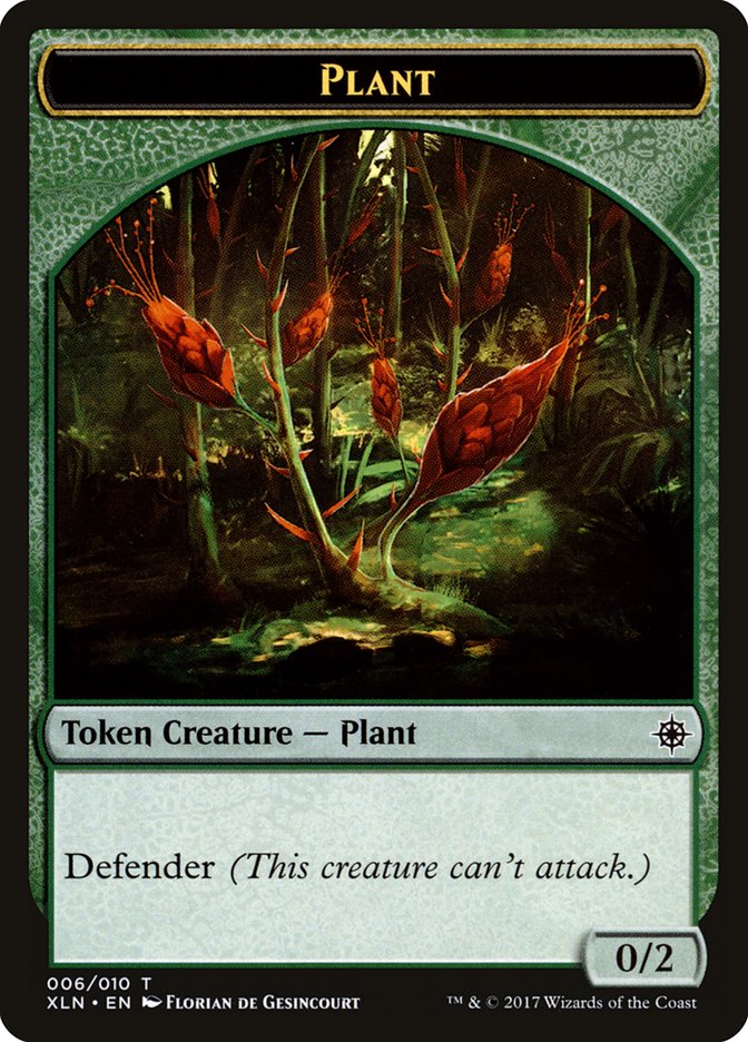 Plant Token [Ixalan Tokens] Magic: The Gathering