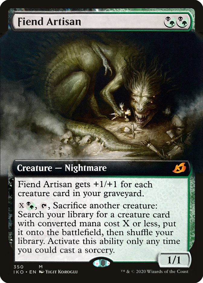 Fiend Artisan (Extended Art) [Ikoria: Lair of Behemoths] Magic: The Gathering