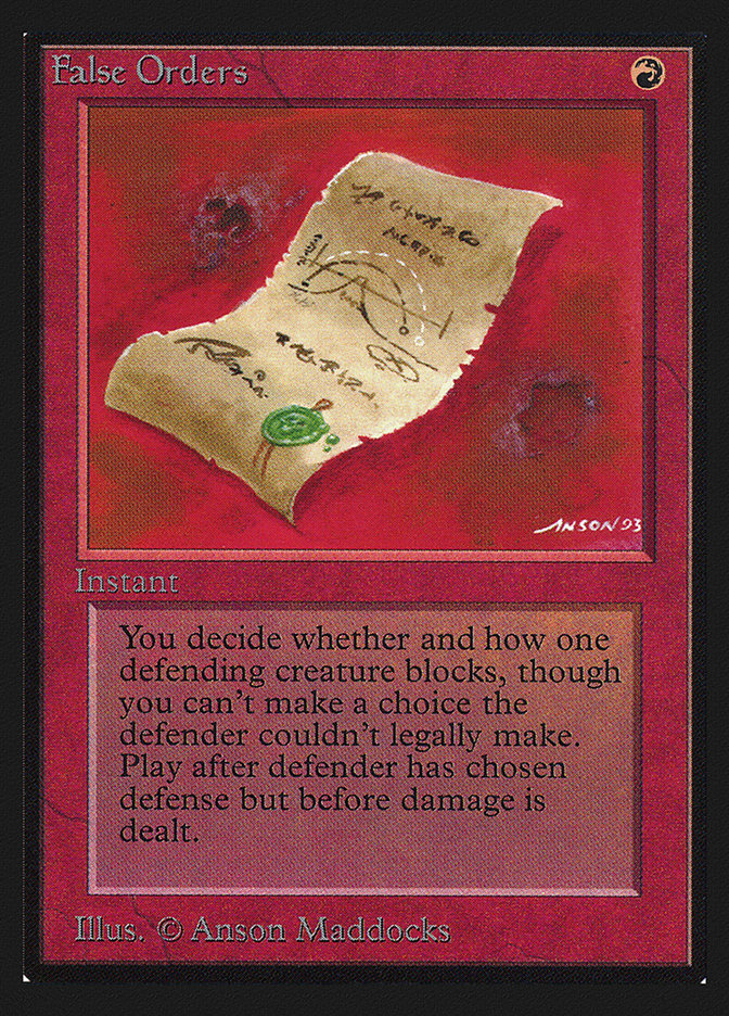 False Orders [Collectors' Edition] Magic: The Gathering