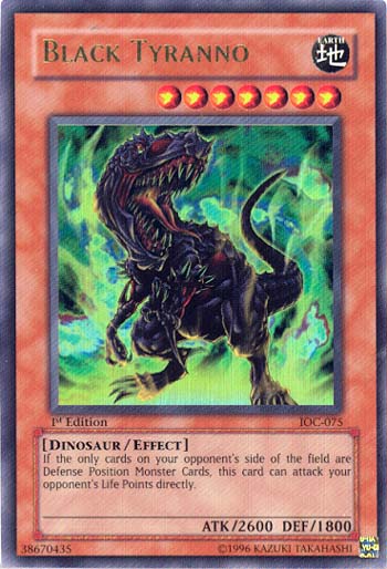 Black Tyranno [IOC-075] Ultra Rare Yu-Gi-Oh!