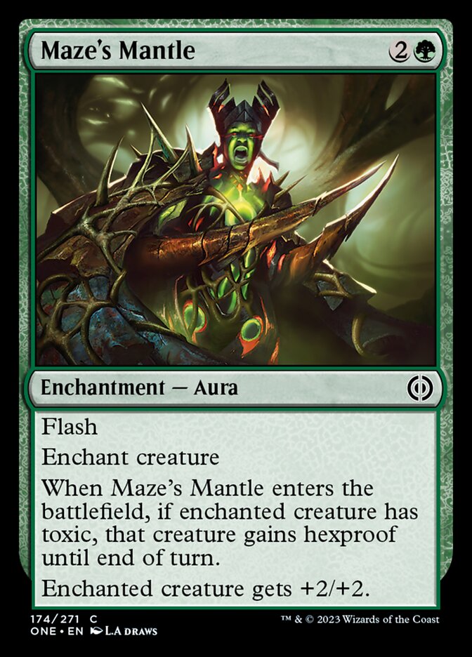 Maze's Mantle [Phyrexia: All Will Be One] Magic: The Gathering