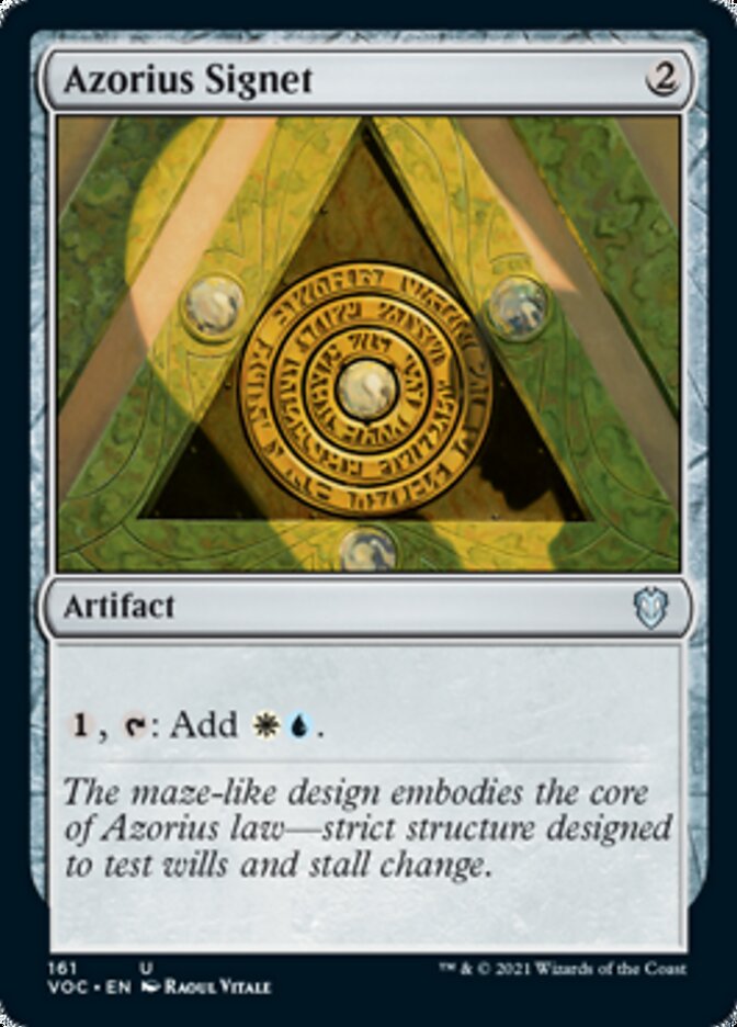 Azorius Signet [Innistrad: Crimson Vow Commander] Magic: The Gathering