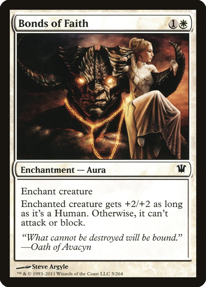 Bonds of Faith [Innistrad] Magic: The Gathering
