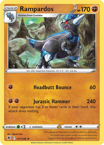 Rampardos (077/189) [Sword & Shield: Astral Radiance] Pokémon