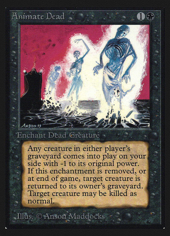 Animate Dead [International Collectors' Edition] Magic: The Gathering
