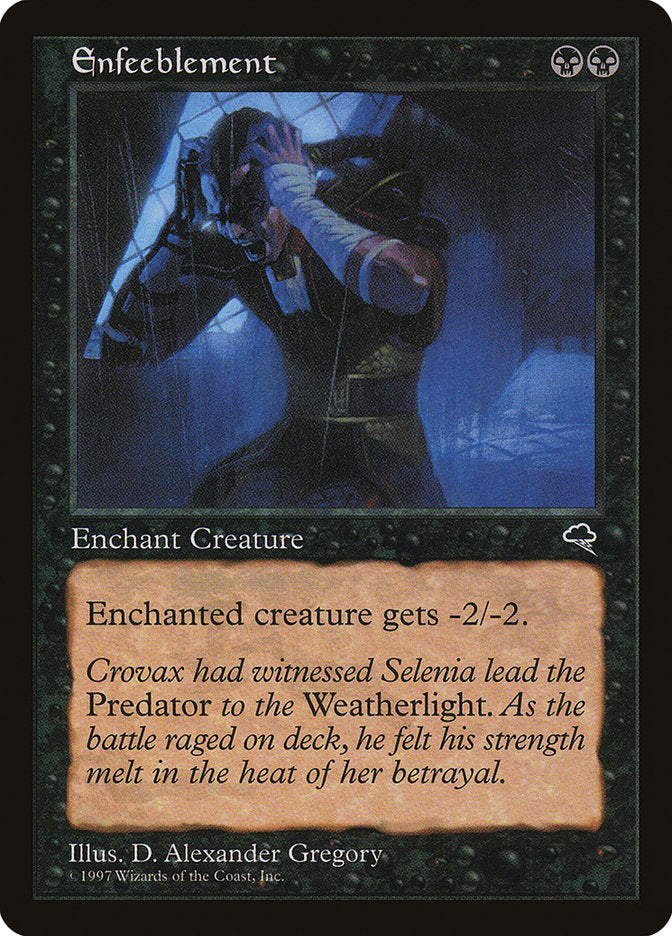 Enfeeblement [Tempest] Magic: The Gathering