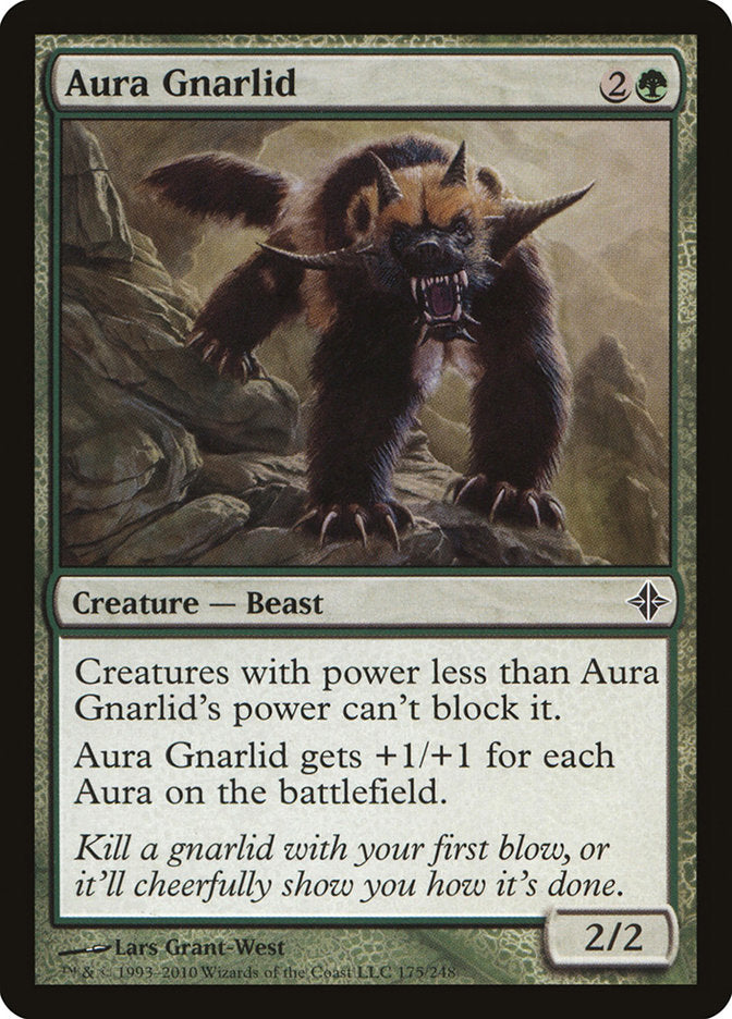 Aura Gnarlid [Rise of the Eldrazi] Magic: The Gathering