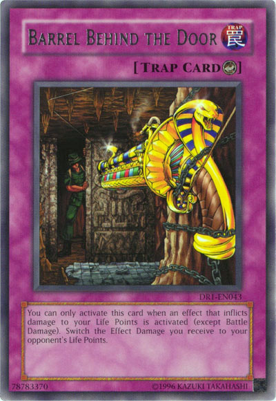 Barrel Behind the Door [DR1-EN043] Rare Yu-Gi-Oh!