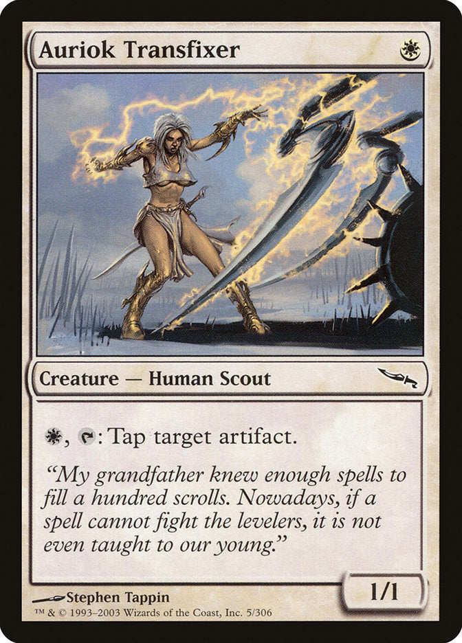 Auriok Transfixer [Mirrodin] Magic: The Gathering