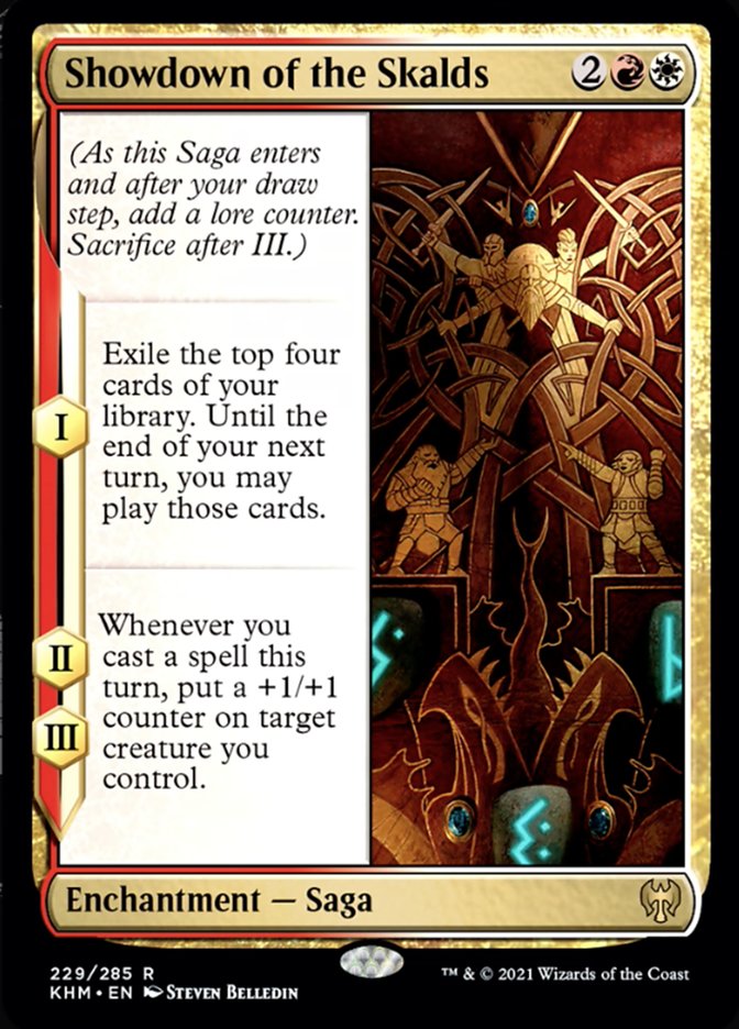 Showdown of the Skalds [Kaldheim] Magic: The Gathering