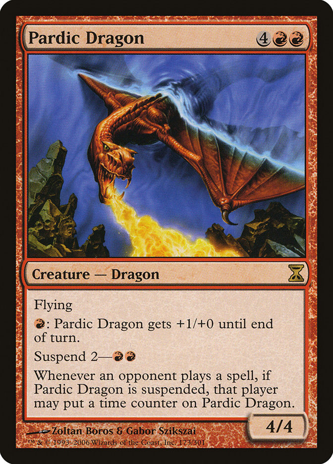 Pardic Dragon [Time Spiral] Magic: The Gathering