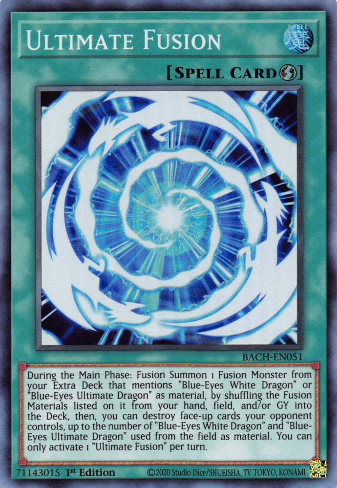 Ultimate Fusion [BACH-EN051] Super Rare Yu-Gi-Oh!