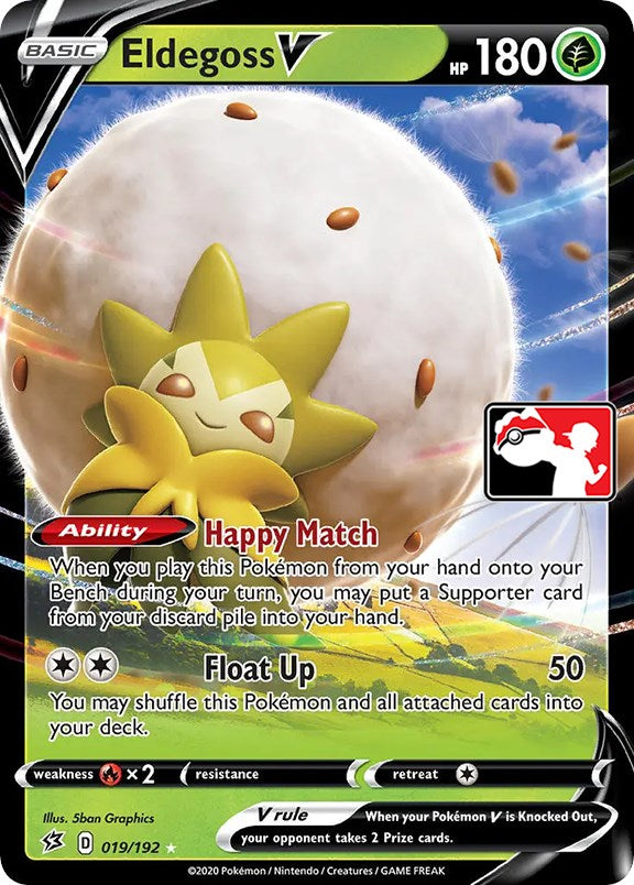 Eldegoss V (019/192) [Prize Pack Series One] Pokémon