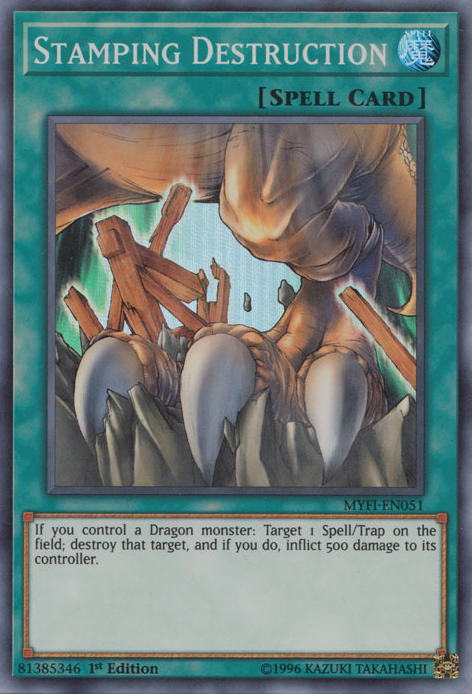 Stamping Destruction [MYFI-EN051] Super Rare Yu-Gi-Oh!
