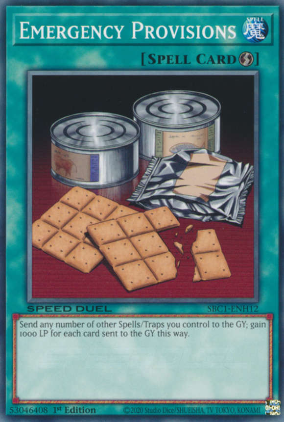 Emergency Provisions [SBC1-ENH12] Common Yu-Gi-Oh!