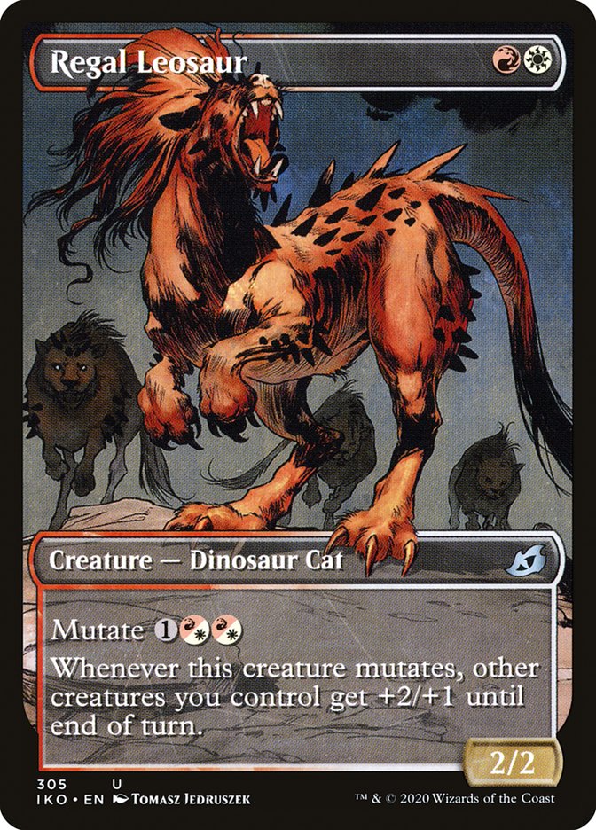 Regal Leosaur (Showcase) [Ikoria: Lair of Behemoths] Magic: The Gathering