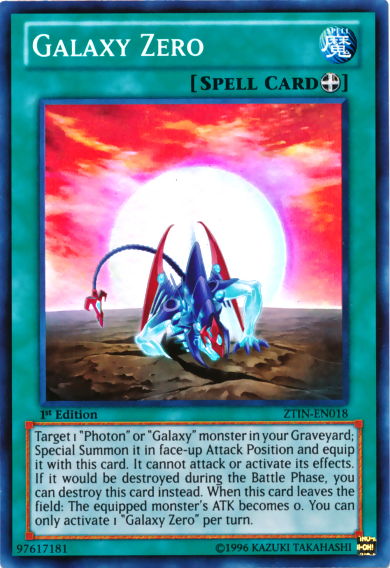 Galaxy Zero [ZTIN-EN018] Super Rare Yu-Gi-Oh!