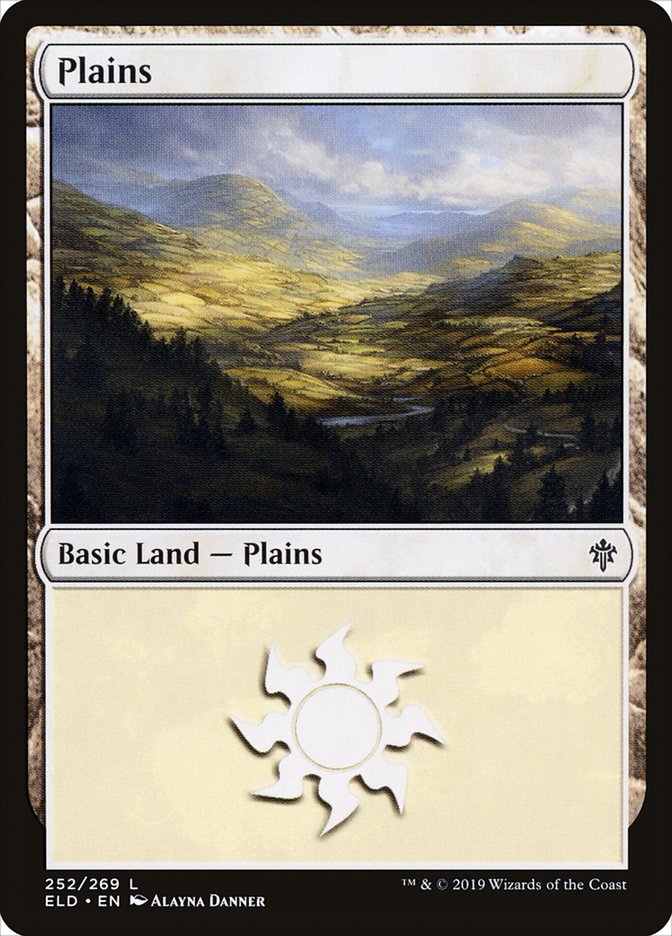 Plains (252) [Throne of Eldraine] Magic: The Gathering