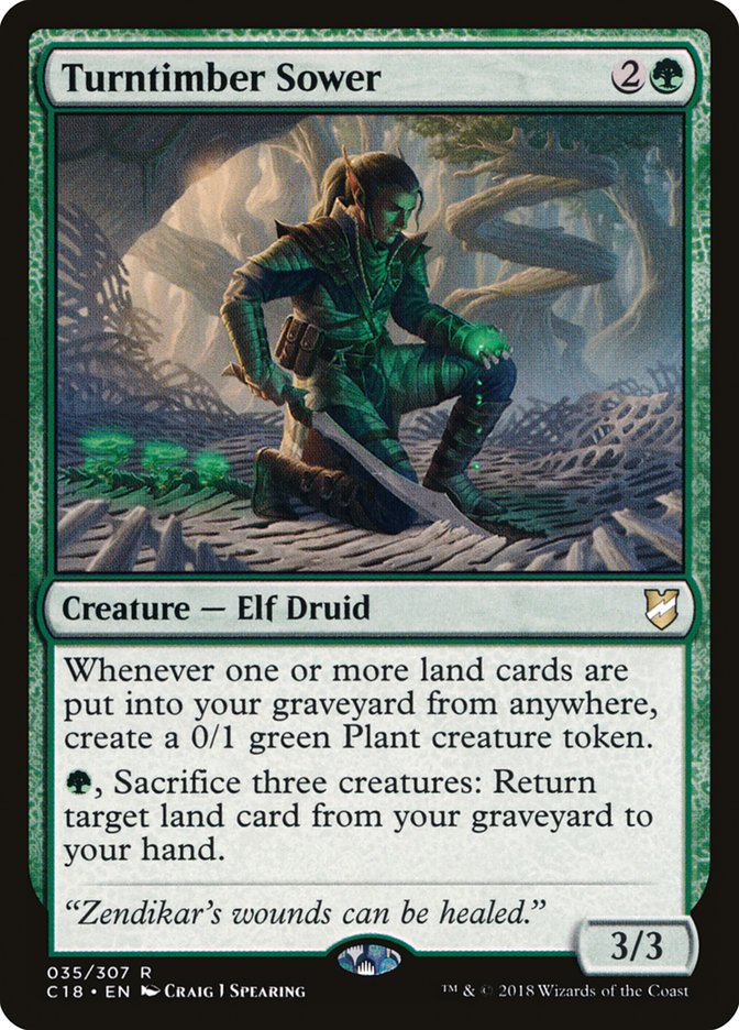 Turntimber Sower [Commander 2018] Magic: The Gathering
