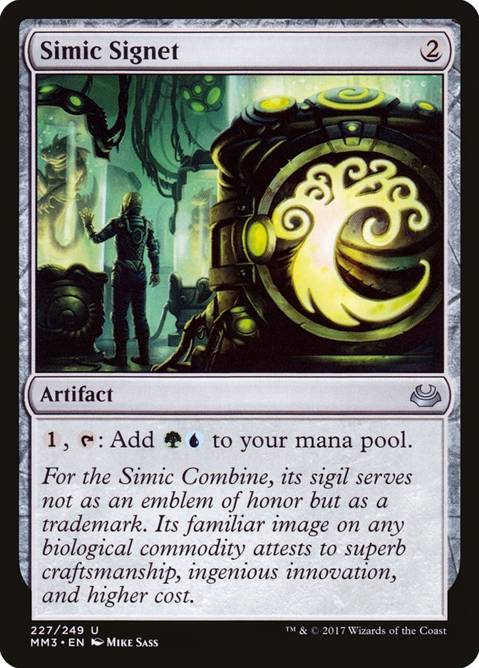 Simic Signet [Modern Masters 2017] Magic: The Gathering
