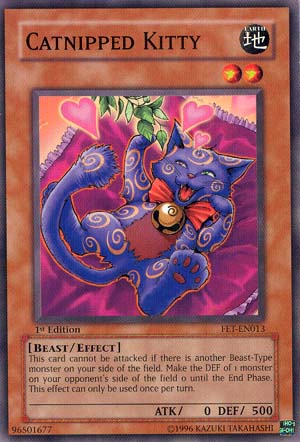 Catnipped Kitty [FET-EN013] Common Yu-Gi-Oh!