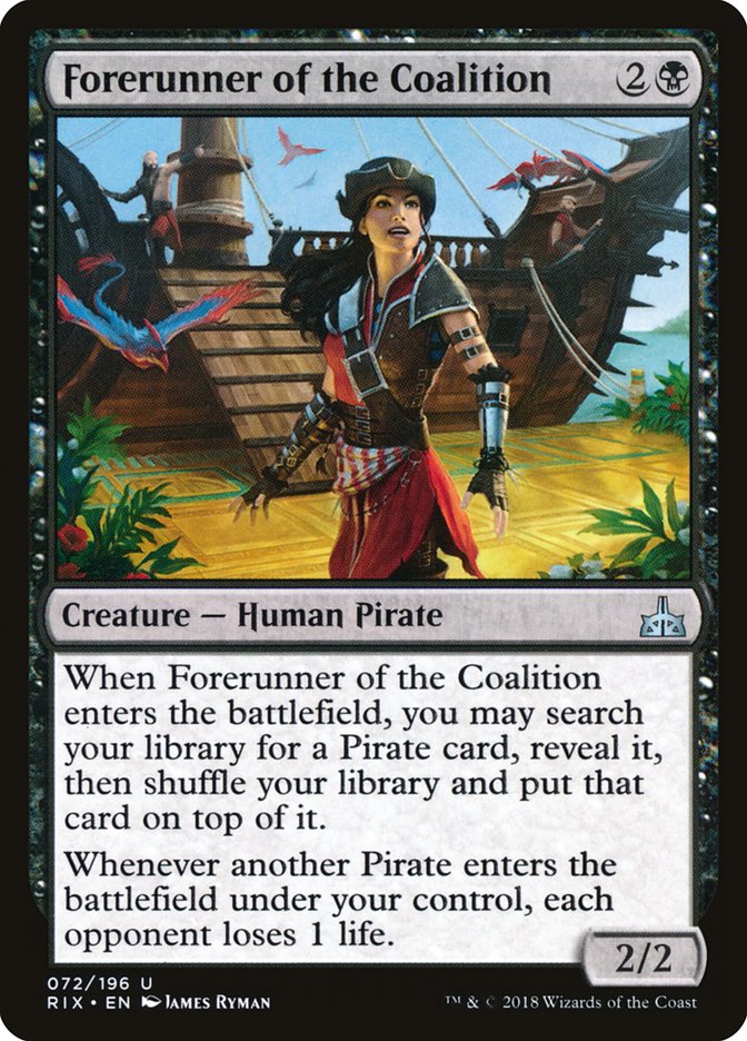 Forerunner of the Coalition [Rivals of Ixalan] Magic: The Gathering