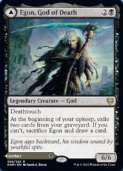 Egon, God of Death // Throne of Death [Kaldheim] Magic: The Gathering