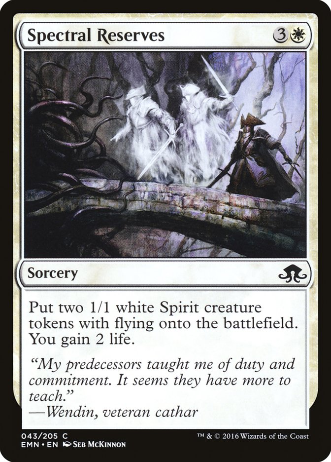 Spectral Reserves [Eldritch Moon] Magic: The Gathering