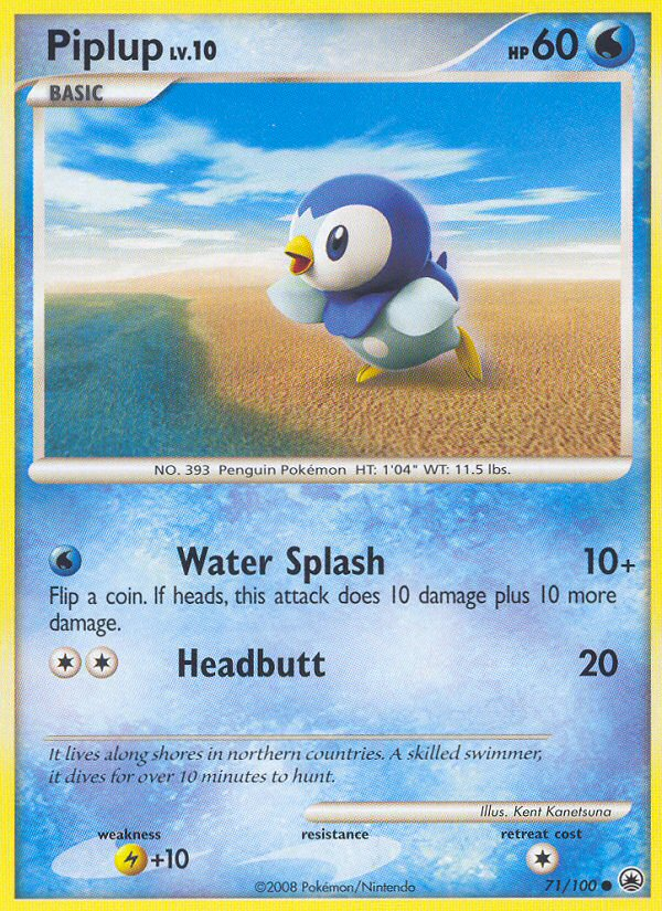 Piplup (71/100) [Diamond & Pearl: Majestic Dawn] Pokémon