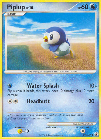 Piplup (71/100) [Diamond & Pearl: Majestic Dawn] Pokémon