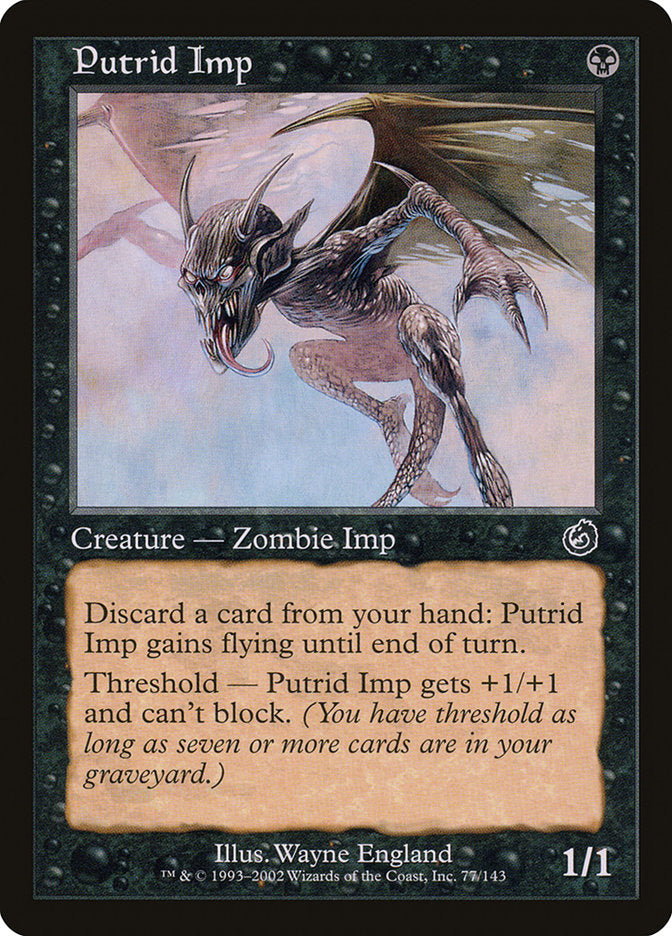 Putrid Imp [Torment] Magic: The Gathering