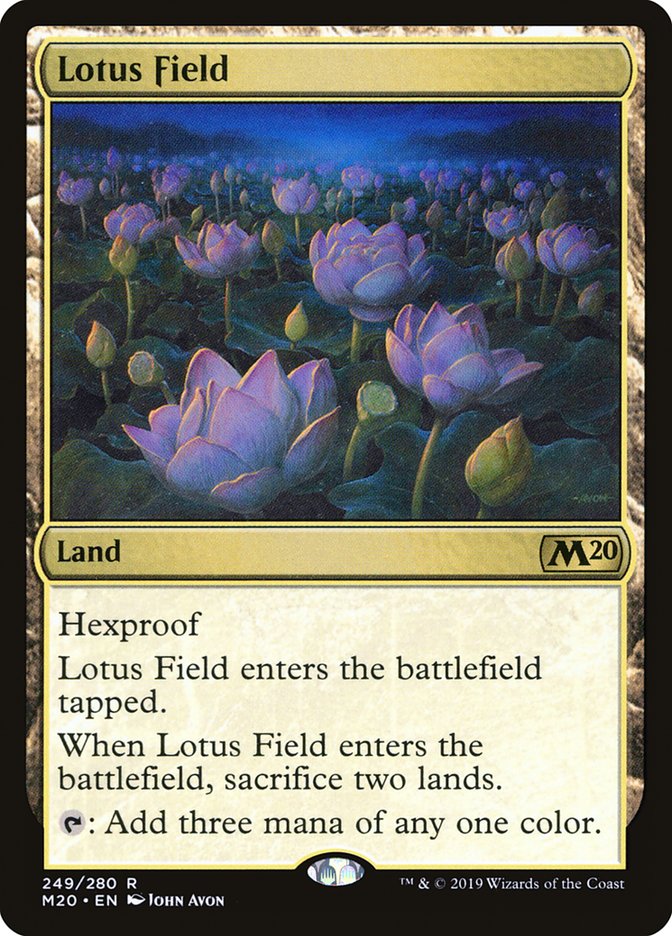 Lotus Field [Core Set 2020] Magic: The Gathering