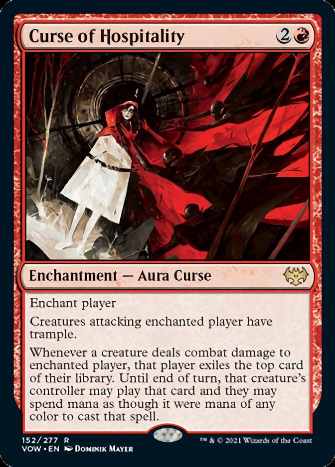 Curse of Hospitality [Innistrad: Crimson Vow] Magic: The Gathering