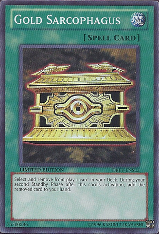 Gold Sarcophagus [DREV-ENSE2] Super Rare Yu-Gi-Oh!