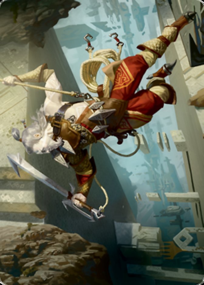 Cliffhaven Sell-Sword Art Card (Gold-Stamped Signature) [Zendikar Rising Art Series] Magic: The Gathering