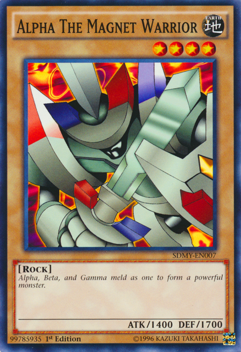 Alpha The Magnet Warrior [SDMY-EN007] Common Yu-Gi-Oh!