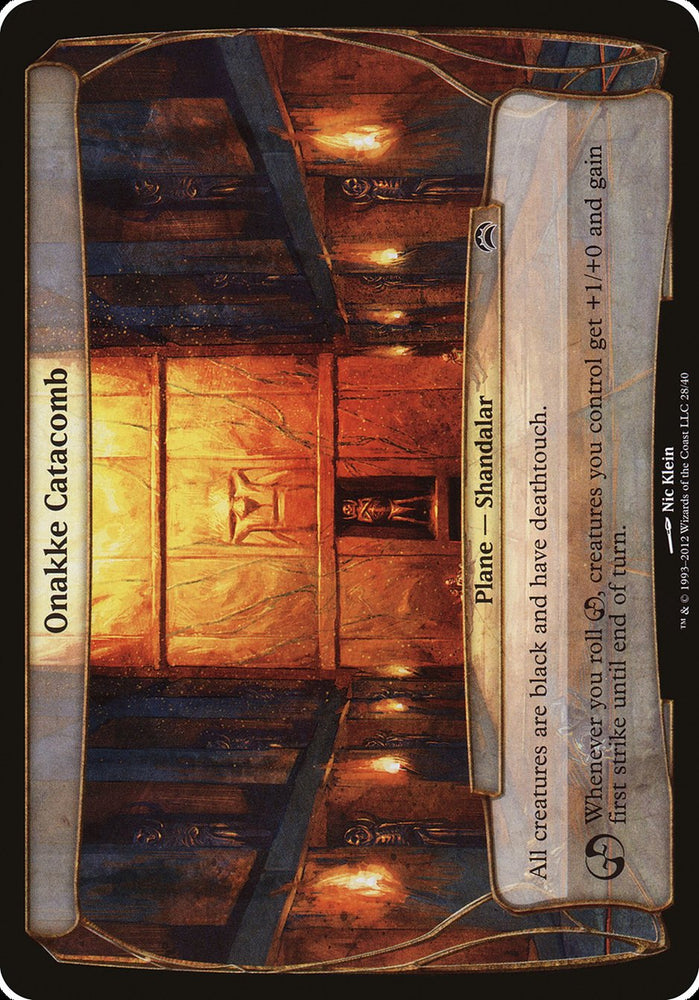 Onakke Catacomb (Planes) [Planechase 2012 Planes] Magic: The Gathering