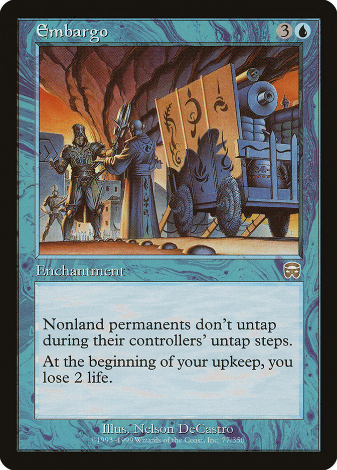 Embargo [Mercadian Masques] Magic: The Gathering