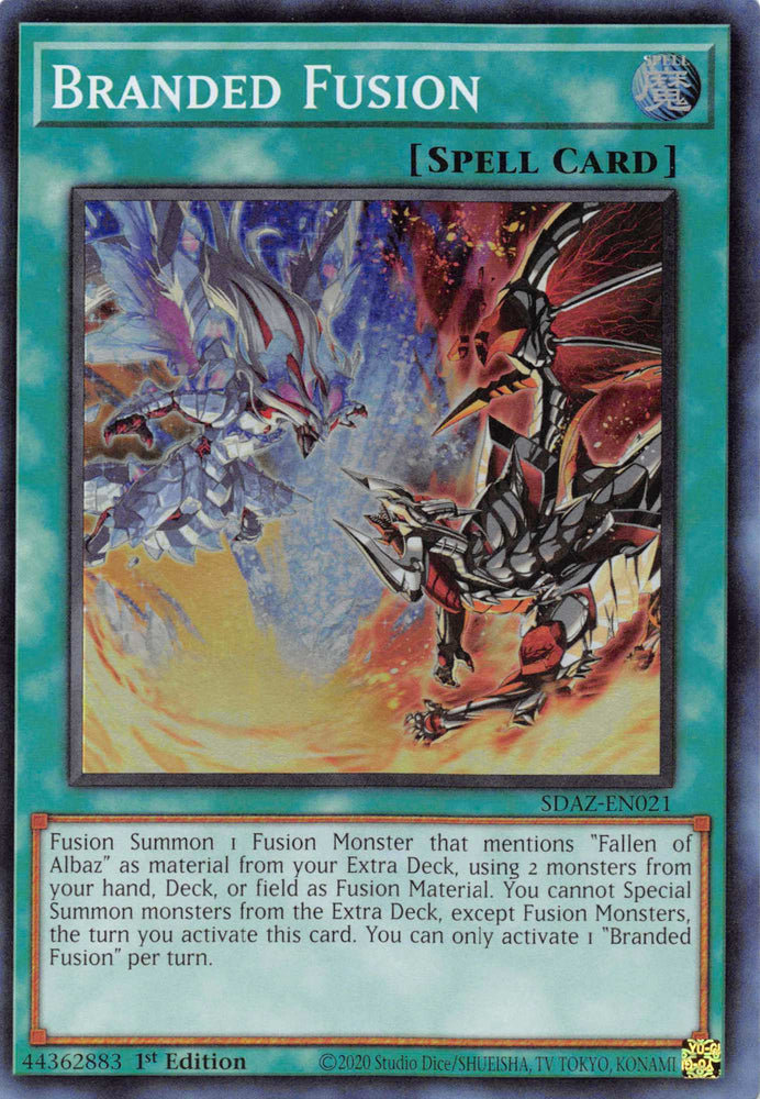Branded Fusion [SDAZ-EN021] Super Rare Yu-Gi-Oh!